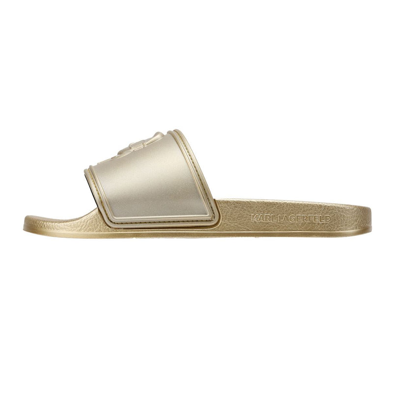 Karl Lagerfeld Kondo 2.0 Karl NFT Women's Gold Slides