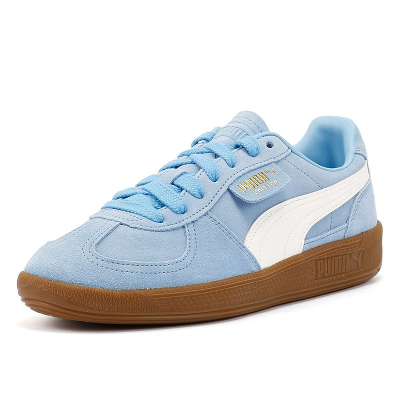Puma Palermo Leather Light Blue/White Sneakers