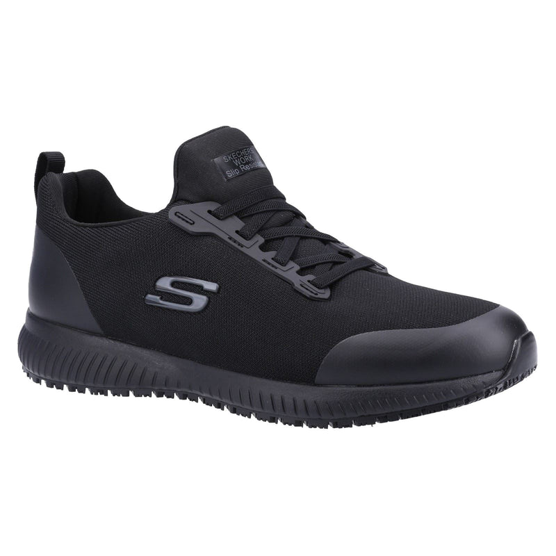 Skechers Workwear Squad SR Myton Textile Men's Black Safety Sneakers
