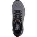 Skechers Edgeride Textile Men's Charcoal/Yellow Sneakers