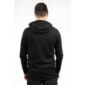 Caterpillar Hooded Long Sleeve Cotton Men's Black T-Shirt