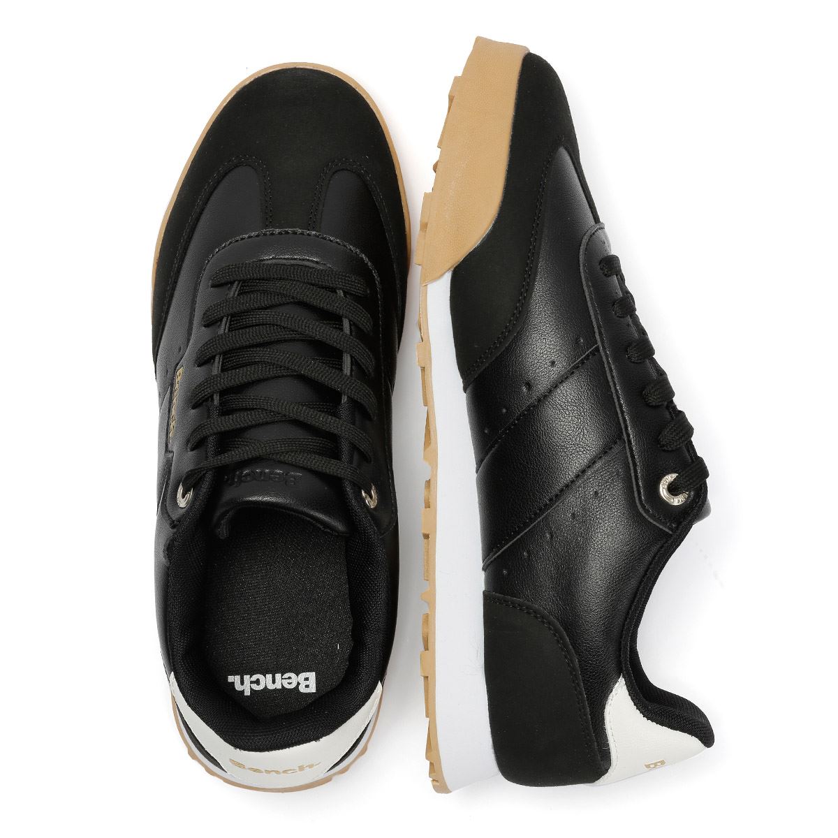 Bench Murray Men's Black/Gum Sneakers