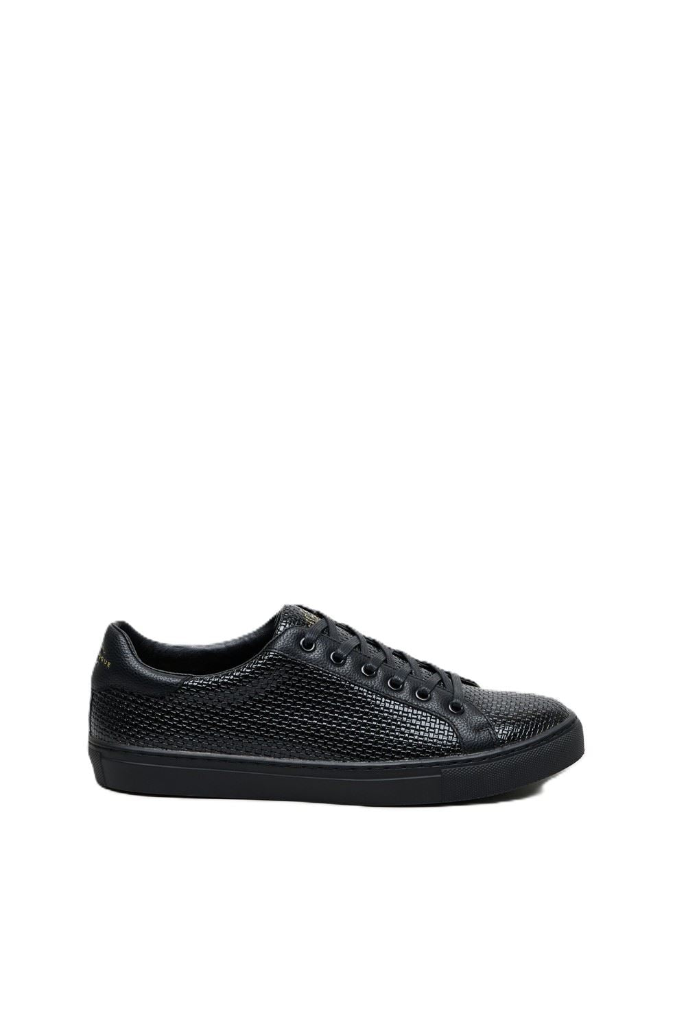Antique Rogue Kimber Patent PU Leather Men's Black Sneakers