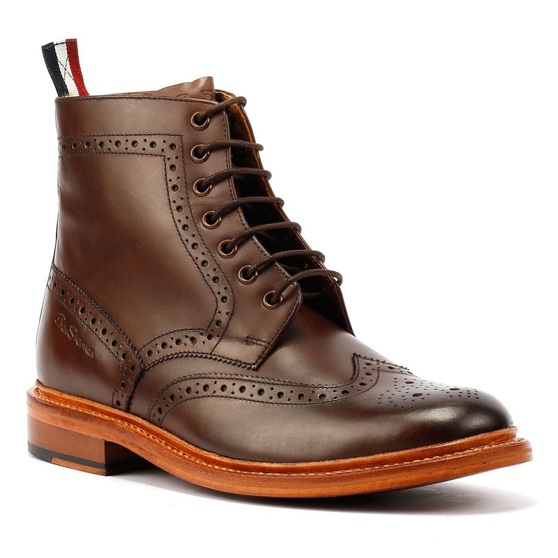 Ben Sherman Arthur Leather Men's Mocha Boots