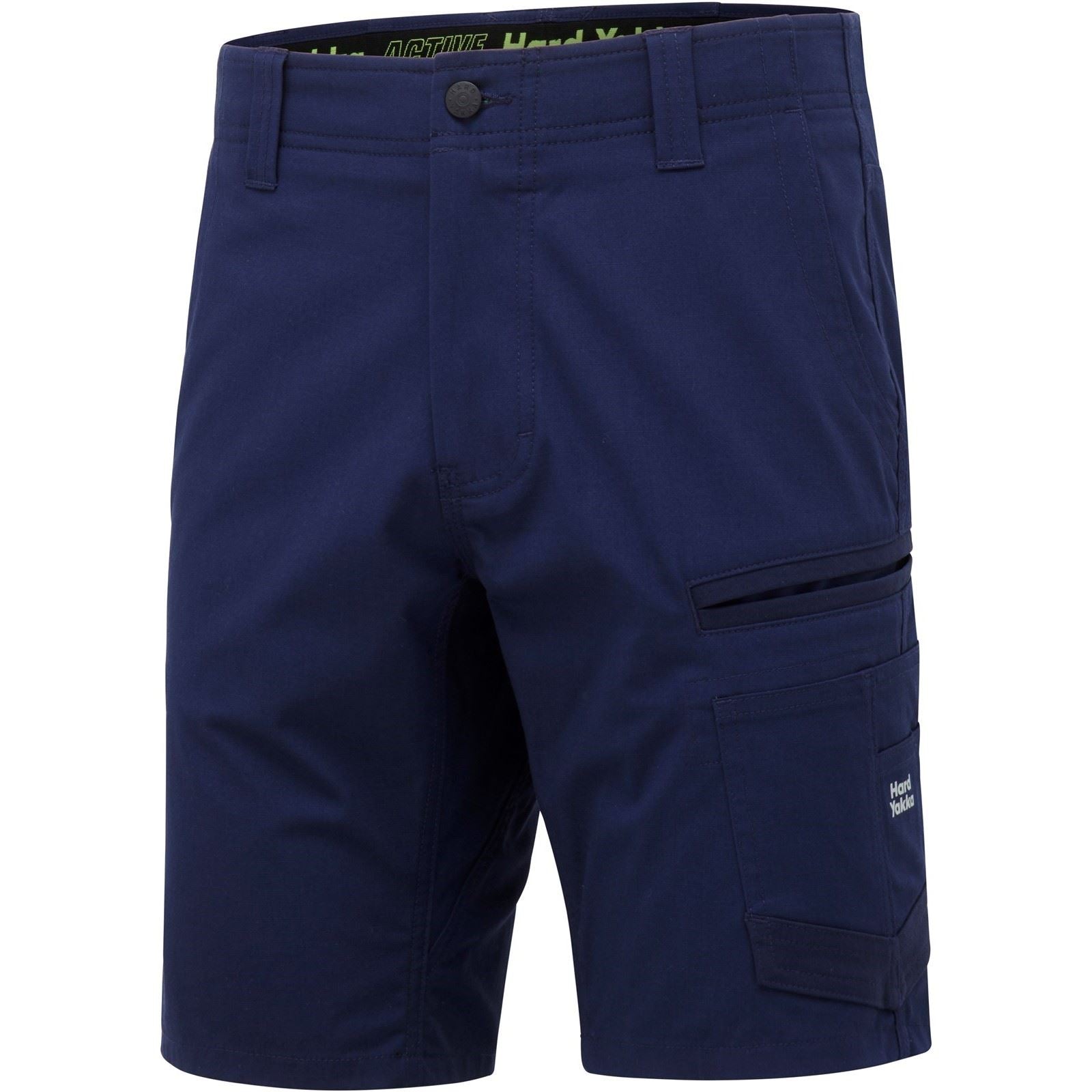 Hard Yakka Raptor Active Cotton Men's Blue Knee-Length Shorts