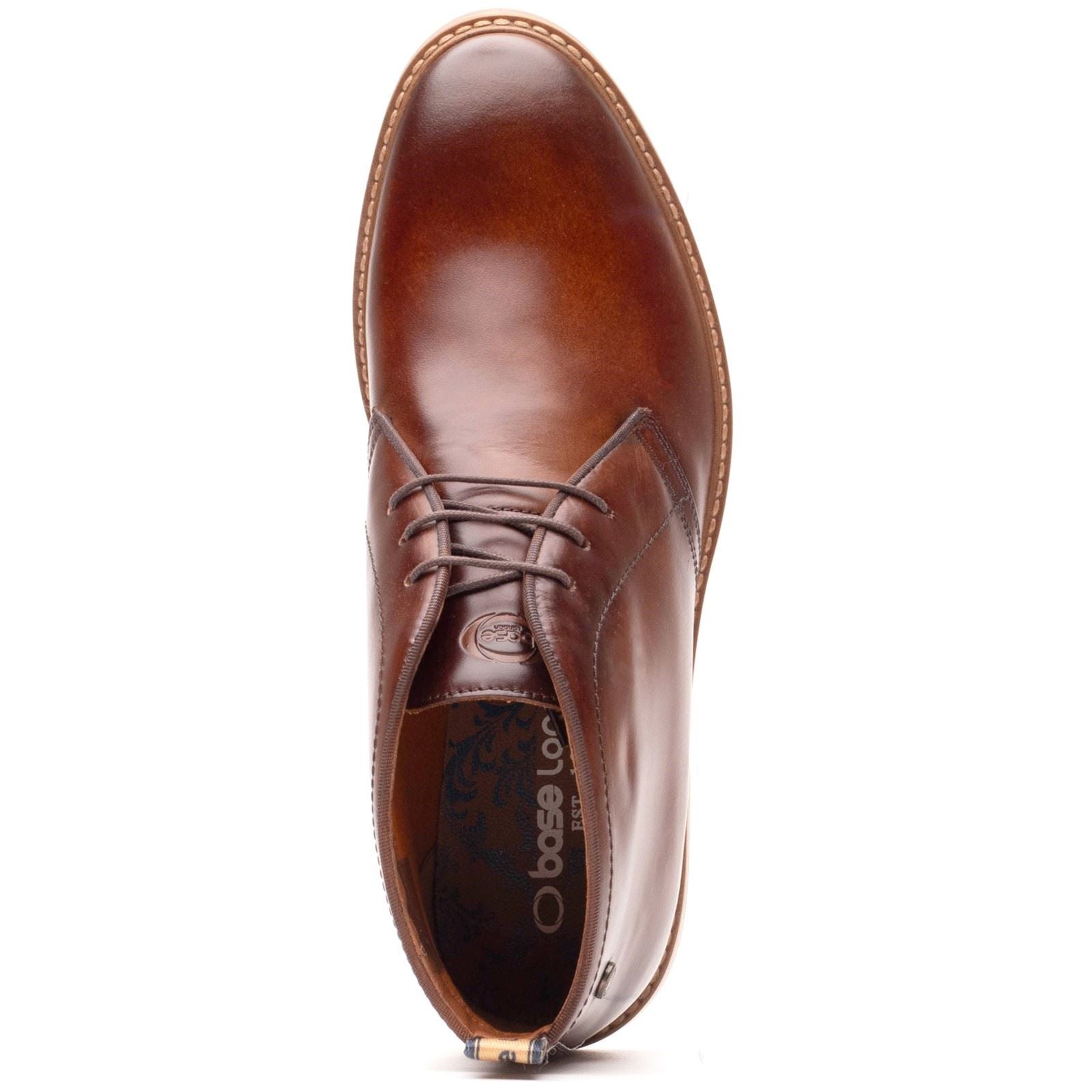 Base London Carlton Leather Men's Tan Ankle Boots