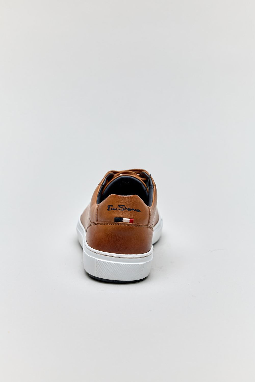 Ben Sherman Ace Cupsole Leather Men's Tan Sneakers