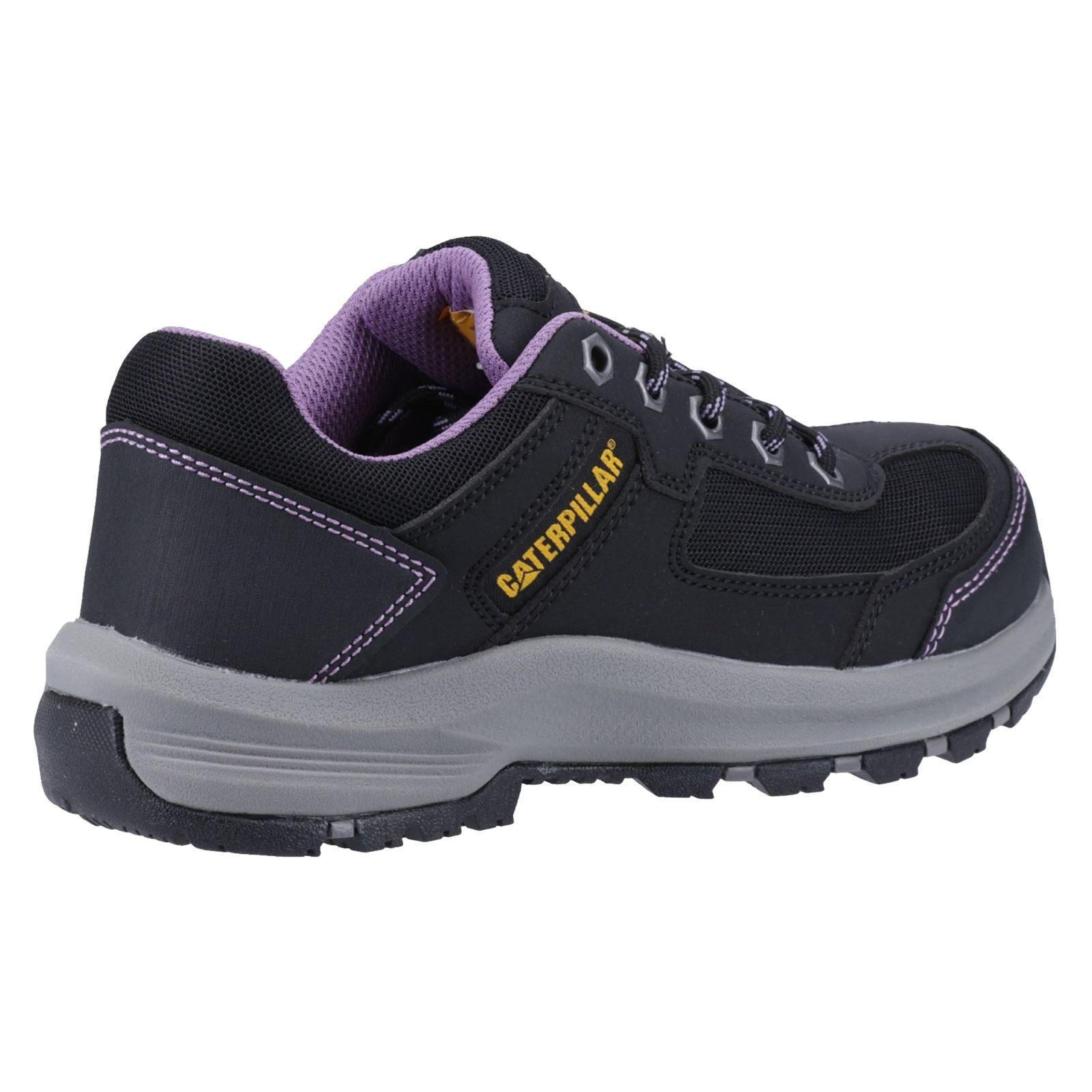 Caterpillar Elmore PVC Black/Lilac Safety Sneakers