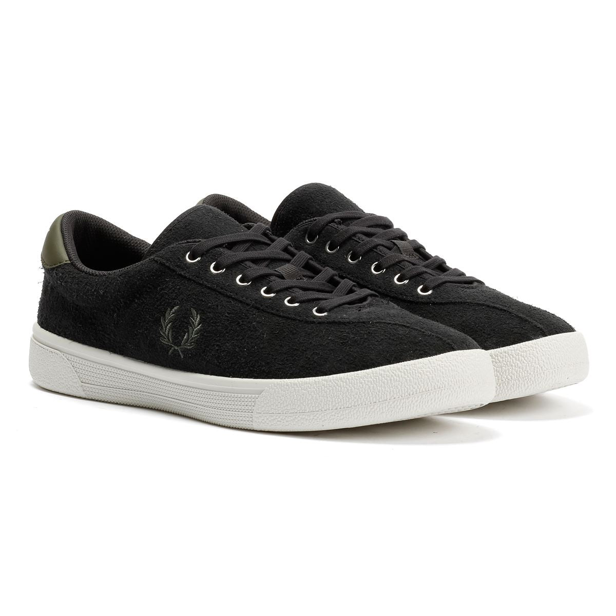 Fred Perry Tennis Shoe Suede Men's Anchor Gray Sneakers