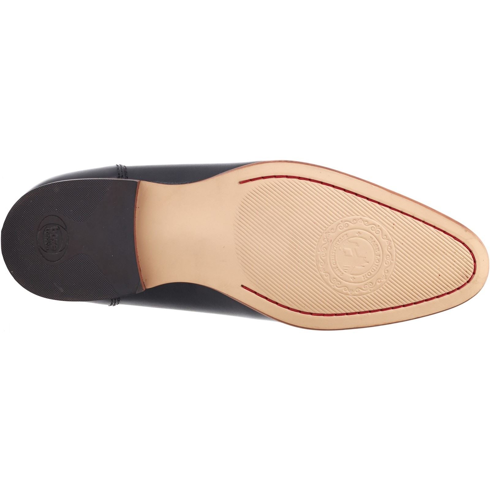 Base London Bruno Leather Men's Black Loafers