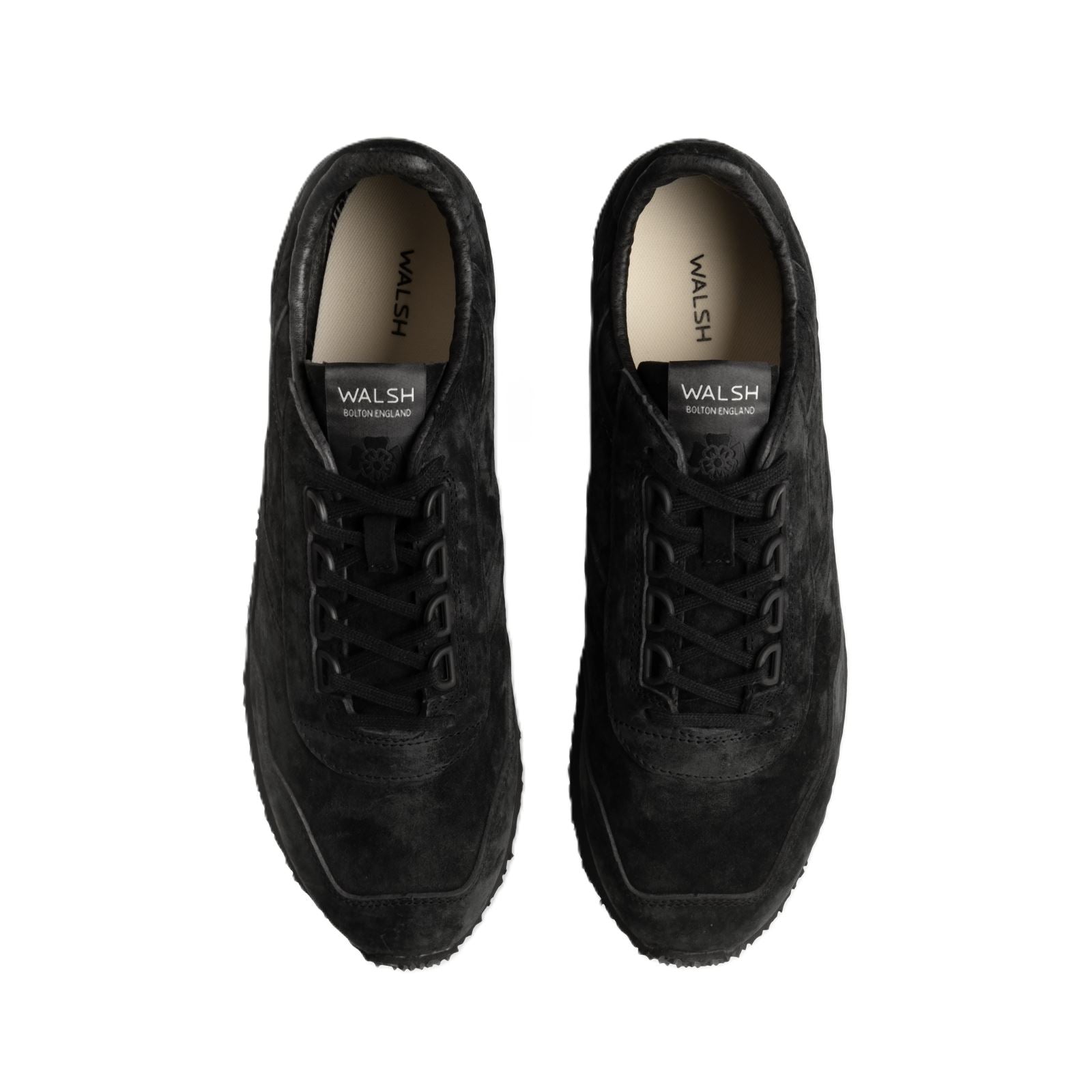 Walsh Ensign Leather Men's Black Sneakers
