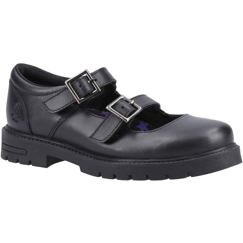 Hush Puppies Ella Junior Leather Girls's Black Shoes