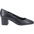 Hush Puppies Anna Leather Women's Navy Heels