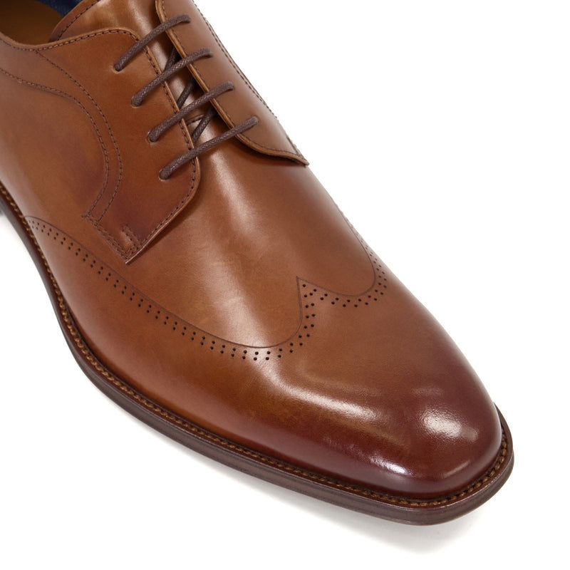 Dune Sheath Leather Men's Tan Oxford Shoes