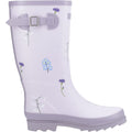 Cotswold Wildflower Tall Rubber Women's Lilac Wellington Boots