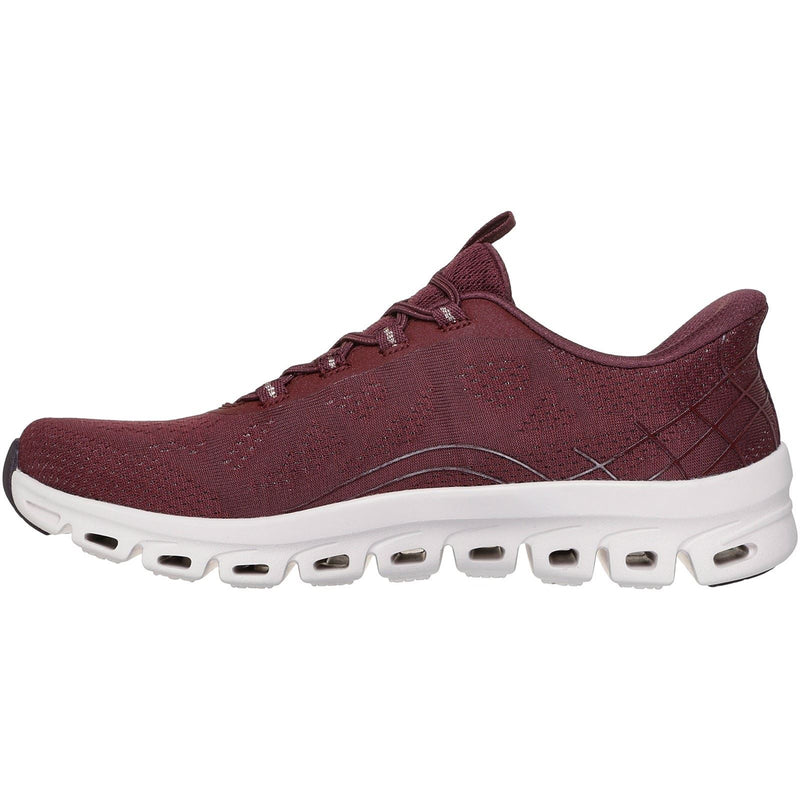 Skechers Glide-Step Elevate Amaze Textile Women's Burgundy Sneakers