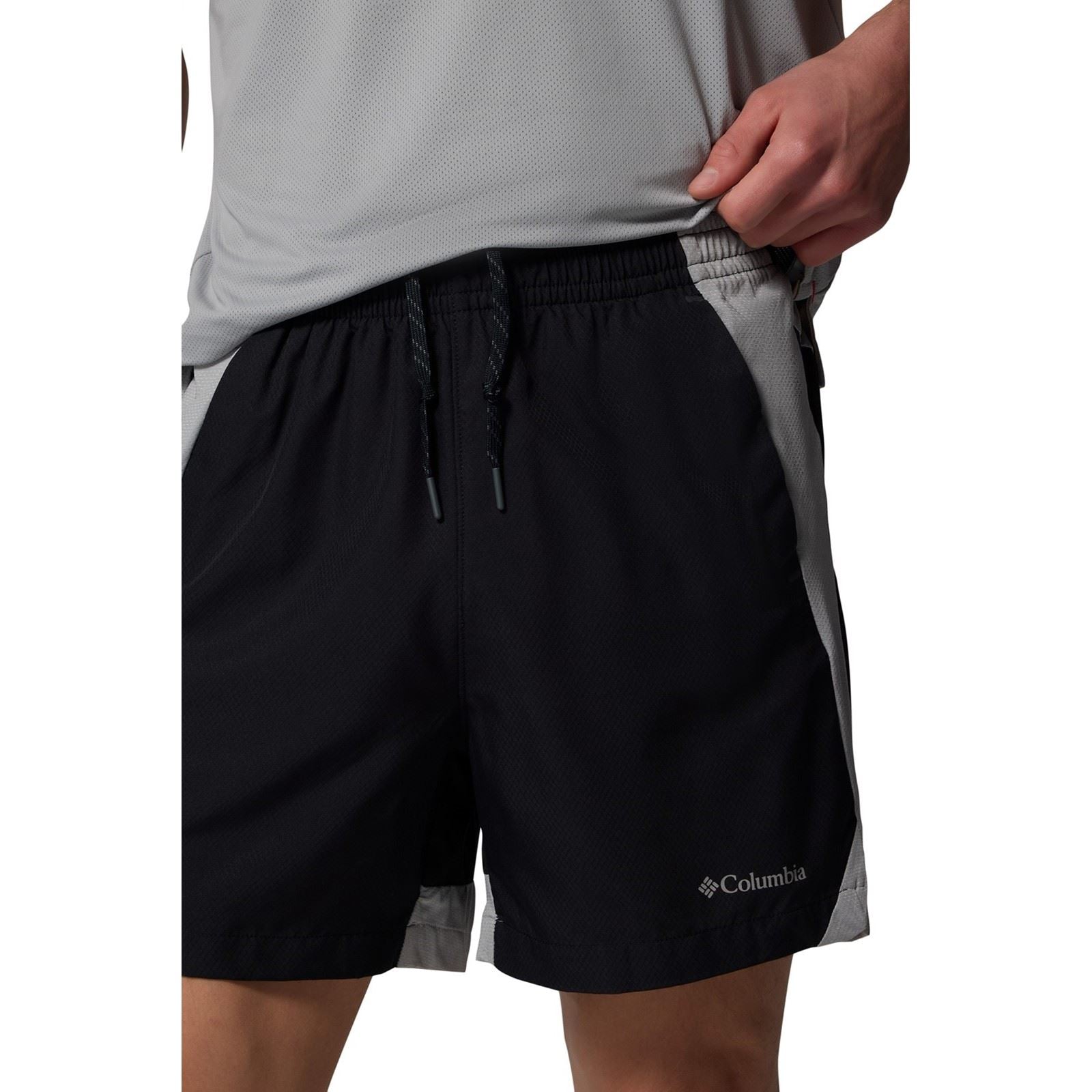 Columbia Three Pitch Polyester Men's Black Activewear Shorts
