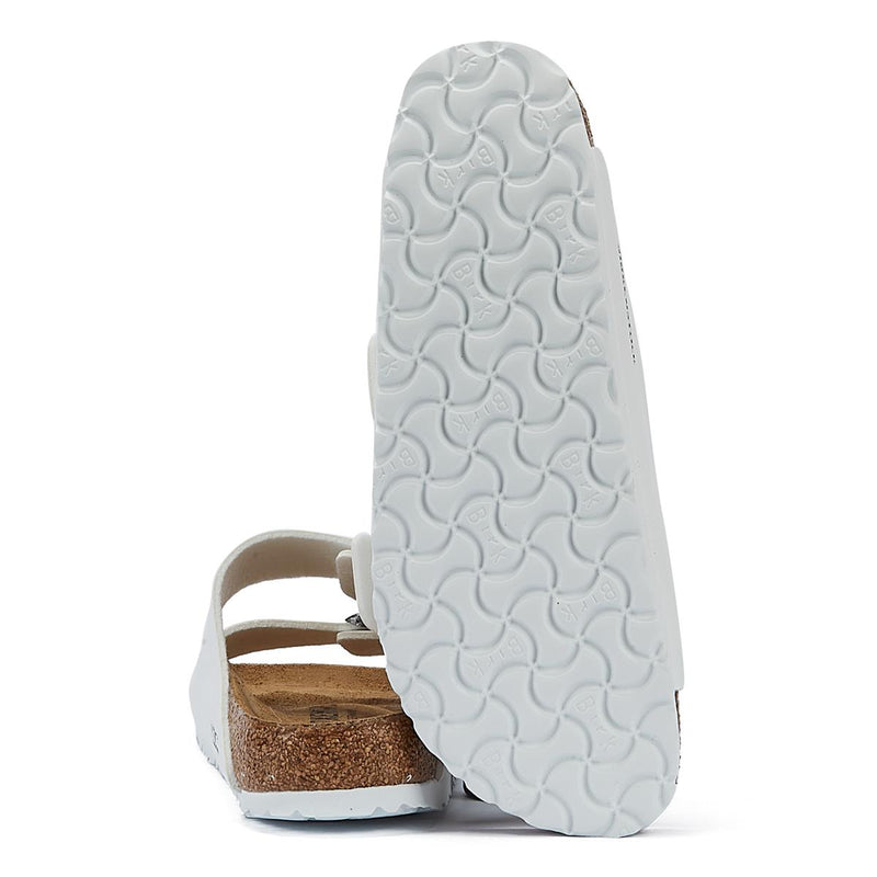 Birkenstock Arizona Birko Flor White Narrow Sandals