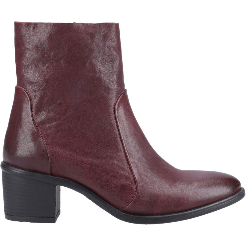 Hush Puppies Winona Leather Women's Plum Boots