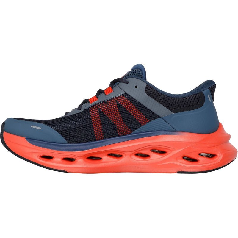 Skechers Performance Max Cushioning Glide-Step Men's Navy/Orange Sneakers