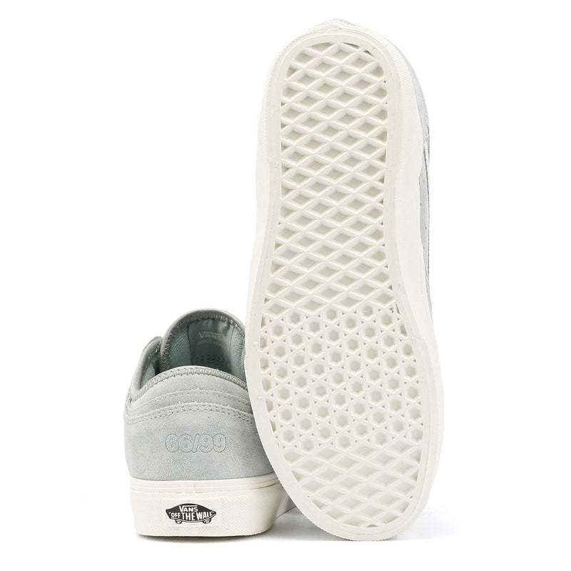 Vans Rowley Classic Suede Women's Aqua Gray Sneakers