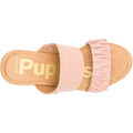 Hush Puppies Poppy Leather Women's Cafe Creme Sandals