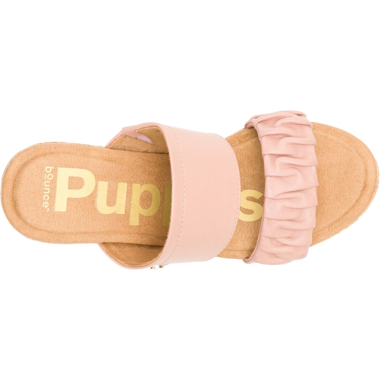 Hush Puppies Poppy Leather Women's Cafe Creme Heels