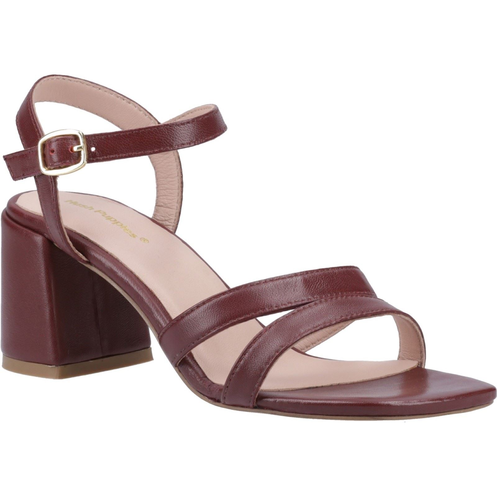 Hush Puppies Nalani Leather Women's Bordeaux Heels