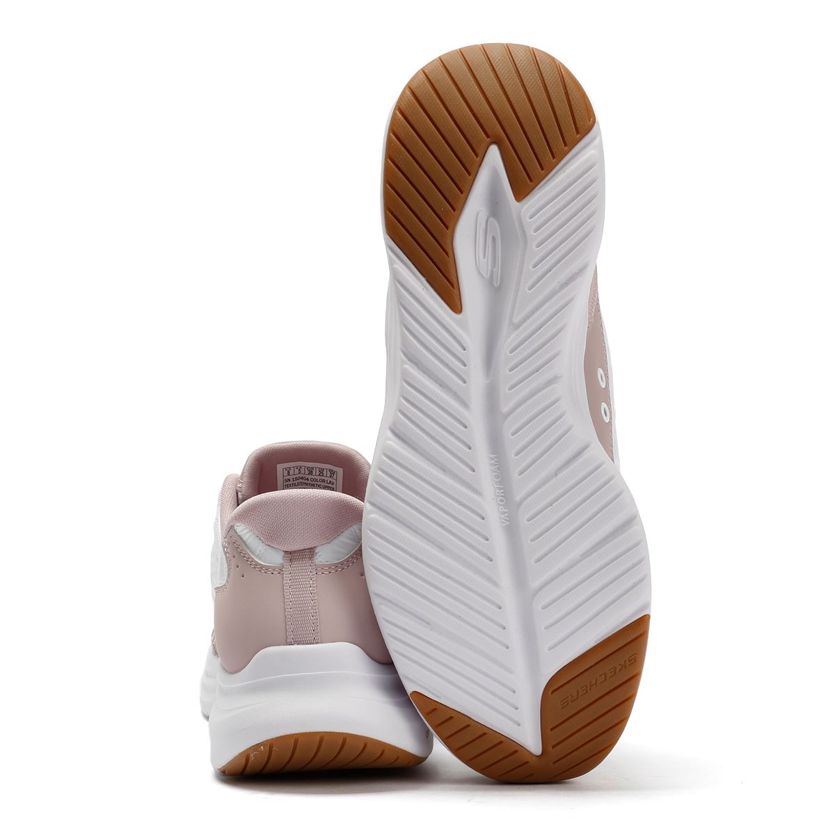 Skechers Slip-Ins Contour Foam Cozy Fit Women's White/Pink Sneakers