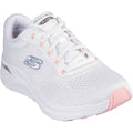 Skechers Arch Fit 2.0 - Big League Textile Women's White/Pink/Blue Sneakers