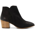 Dune Parlour Nubuck Women's Black Boots