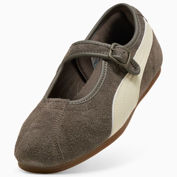 Puma Tacklette Suede Women's Matte Bronze/Alpine Snow Sneakers