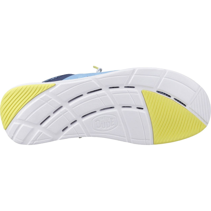 HEYDUDE Wally Hey2O Active Synthetic Men's Sargasso Blue/Alaskan Blue Moccasins Shoes