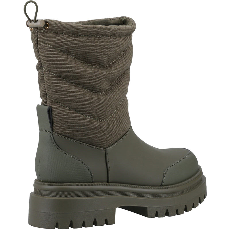 Rocket Dog Dita Textile Women's Olive Boots