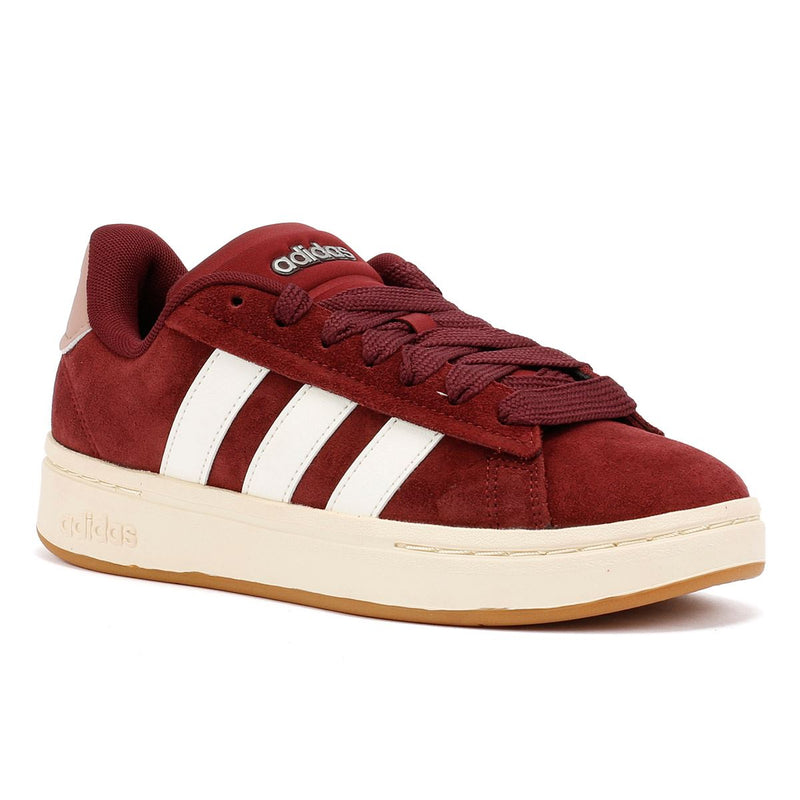 Adidas Grand Court Alpha 00s Women's Burgundy/White Sneakers