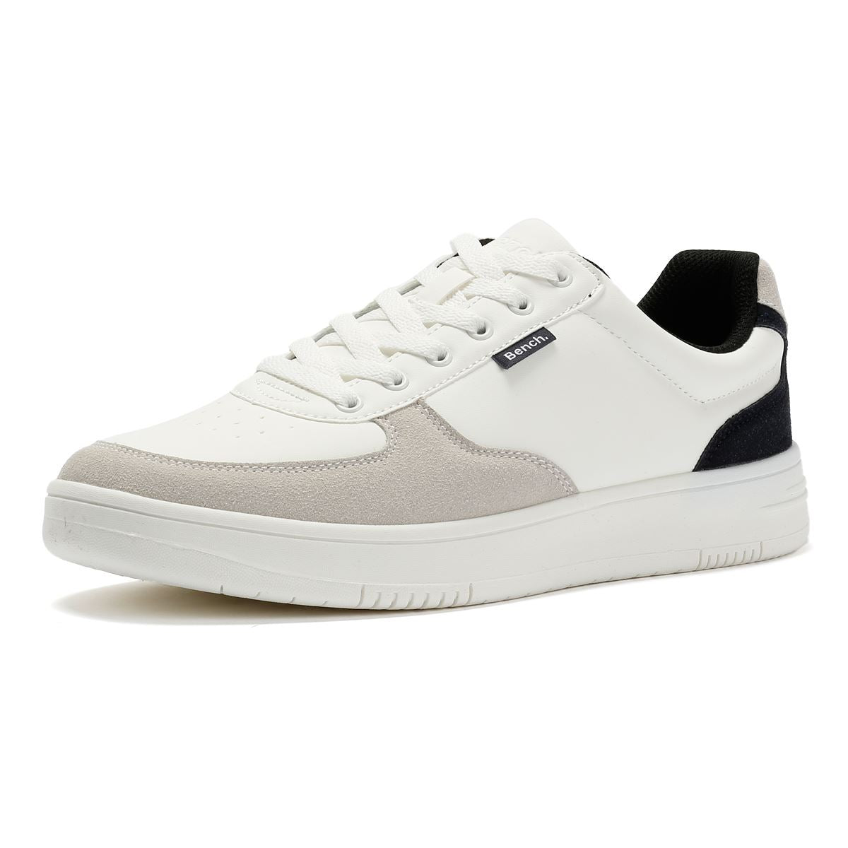 Bench Grainger Men's White/Gray Sneakers