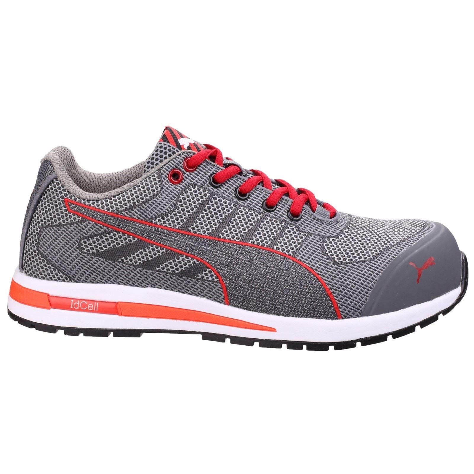 Puma Safety Xelerate Knit Low Textile Grey Safety Sneakers