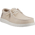 HEYDUDE Wally Stretch Sox Synthetic Men's Irish Cream/Egret Moccasins Shoes