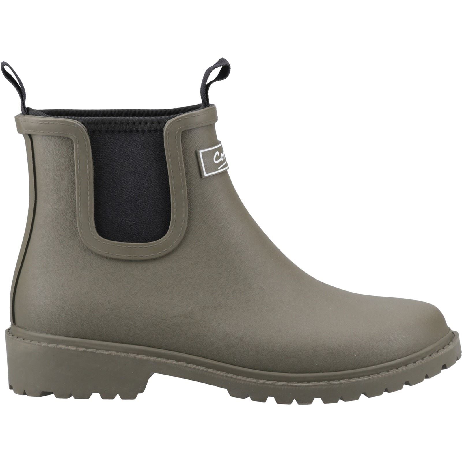 Cotswold Barton Synthetic Women's Khaki Wellington Boots