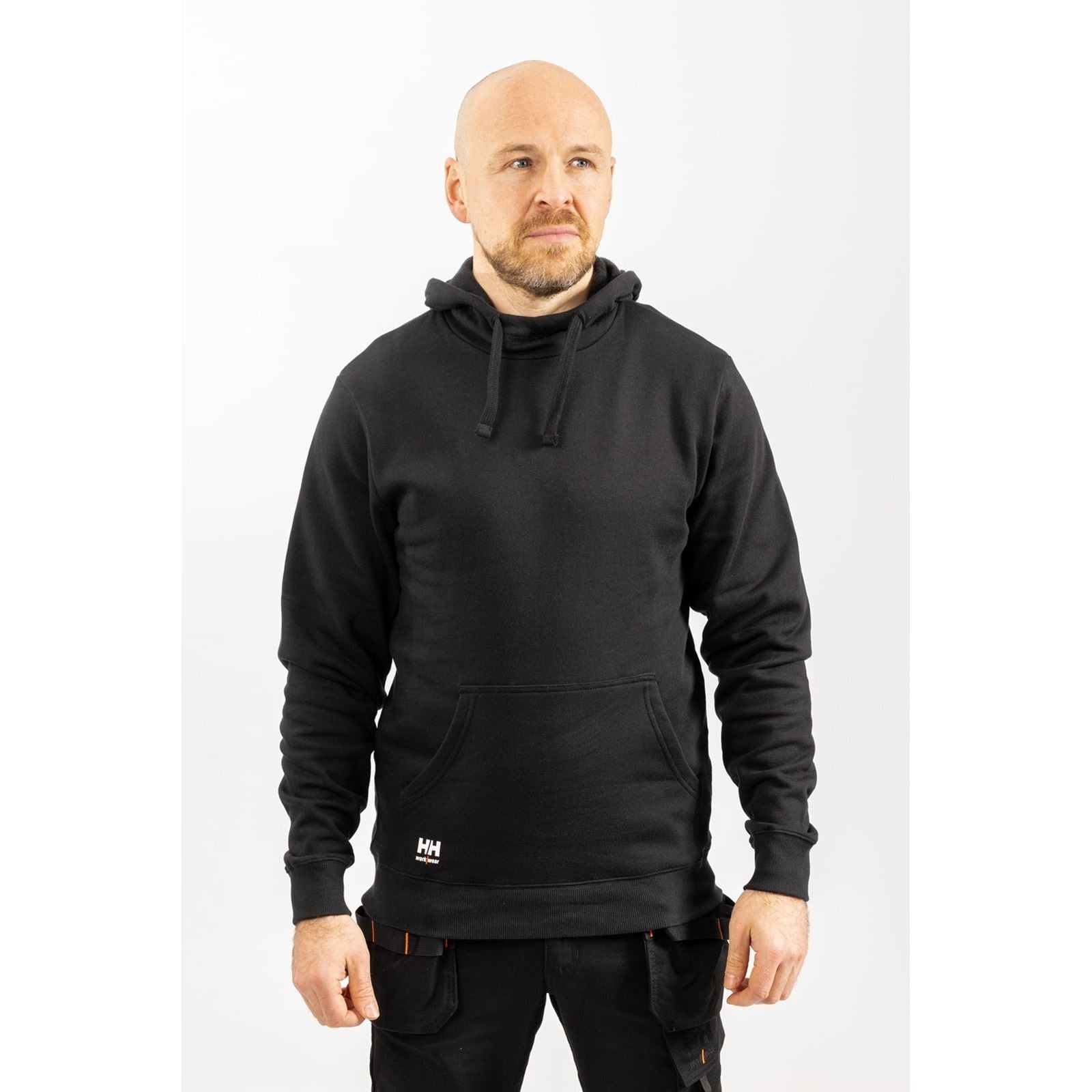 Helly Hansen Workwear Manchester Cotton Men's Black Hooded Sweatshirt