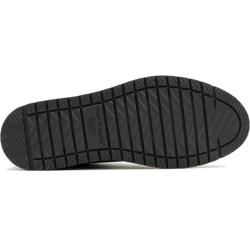 Hush Puppies Jenson Leather Men's Black Ankle Boots