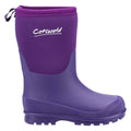 Cotswold Hilly Synthetic Purple Wellington Boots