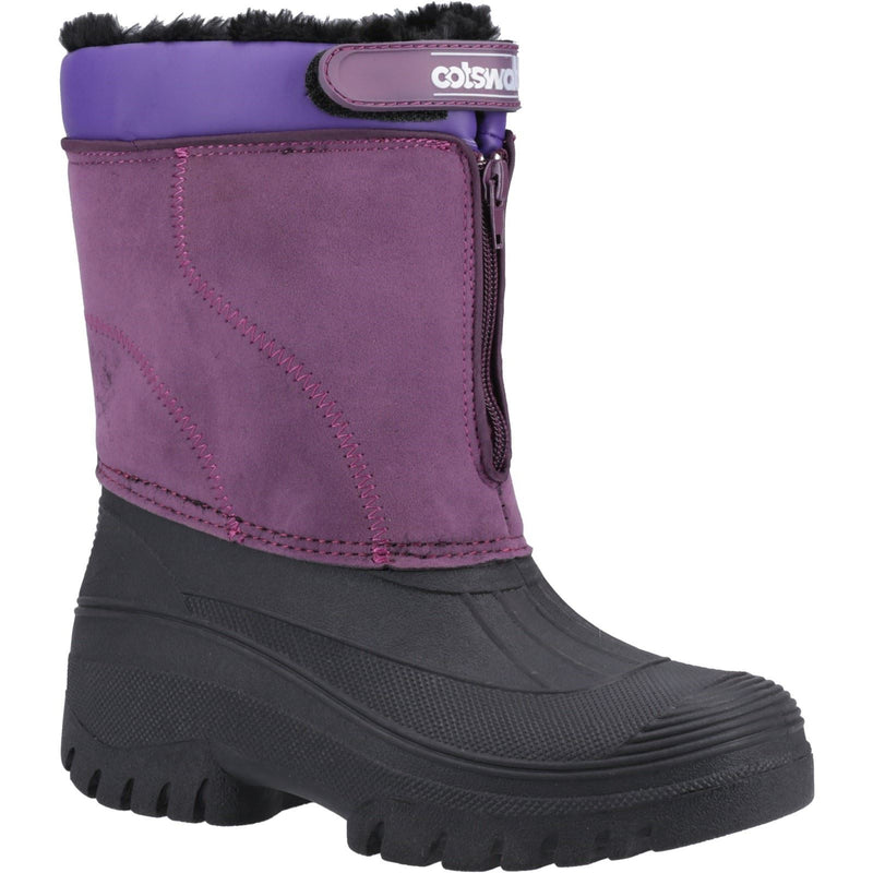 Cotswold Venture Synthetic Purple Wellington Boots