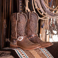 Durango Arena Pro Leather Men's Worn Saddle Boots