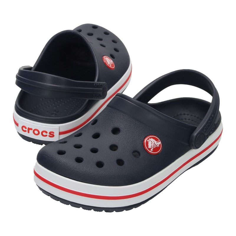 Crocs Crocband Synthetic Navy / Red Loafers