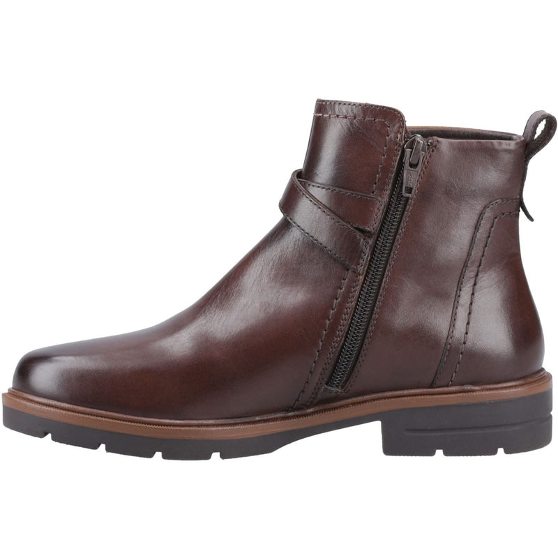 Hush Puppies Tove Leather Women's Brown Boots