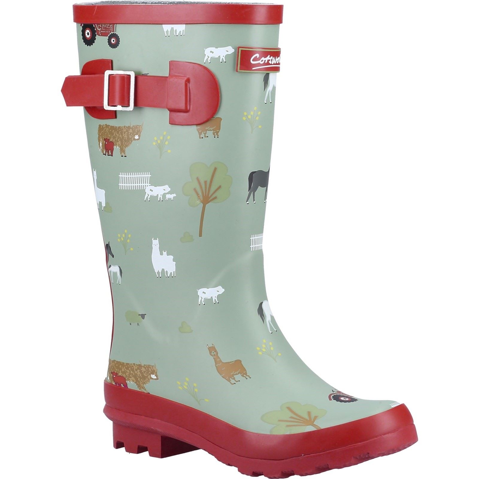 Cotswold Farmyard Junior Rubber Farm Wellington Boots