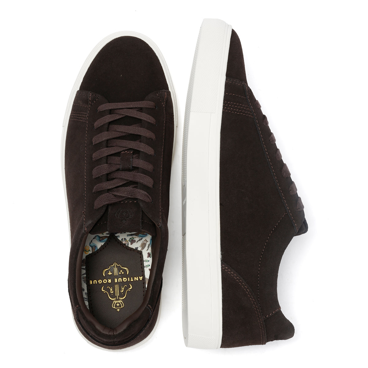 Antique Rogue Gibbs Suede Men's Brown Sneakers