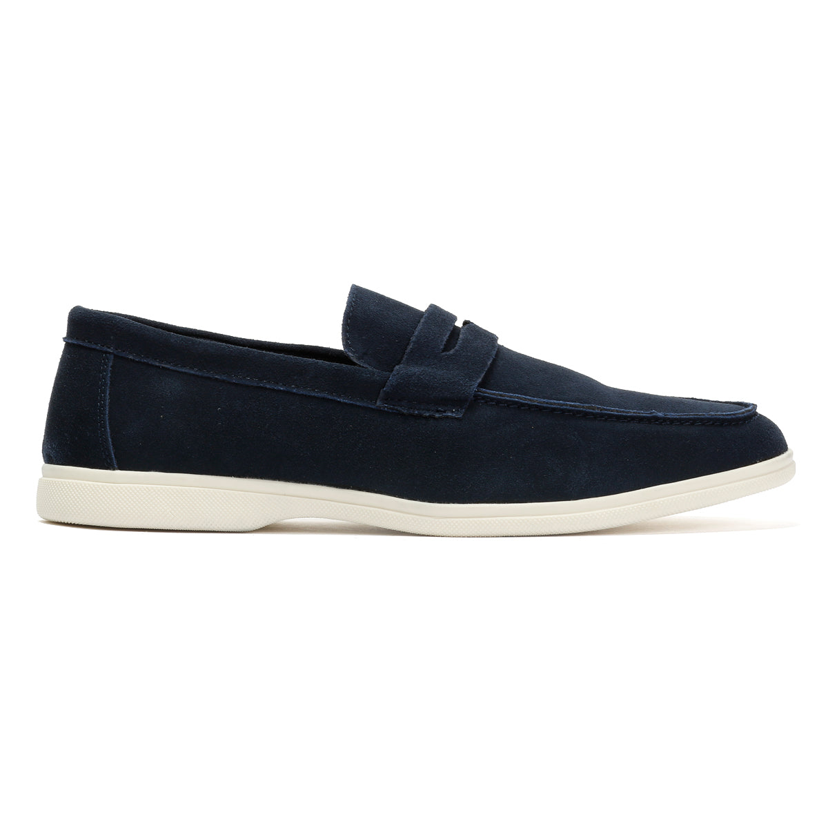 Antique Rogue Anton Suede Men's Navy Loafers