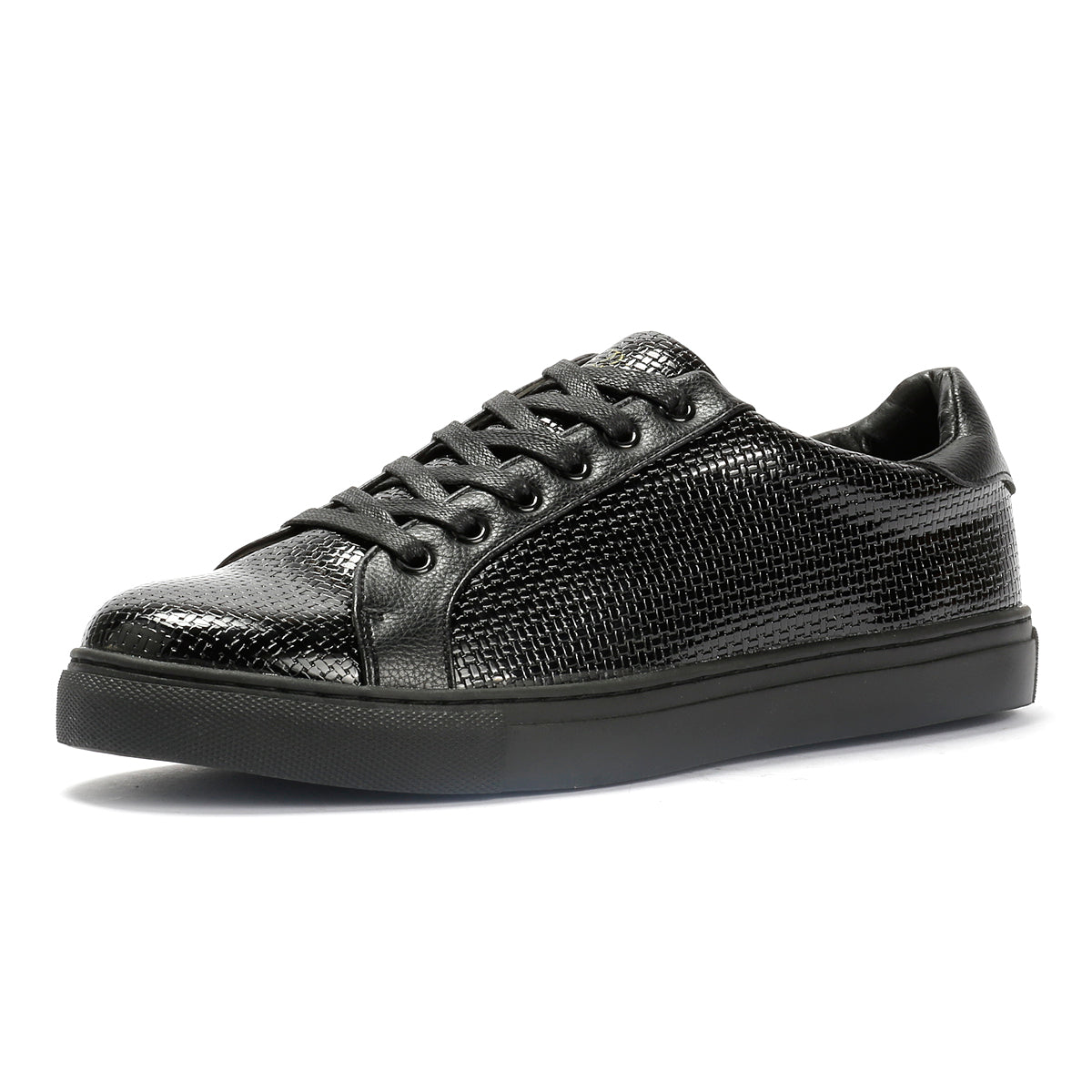 Antique Rogue Kimber Patent PU Leather Men's Black Sneakers